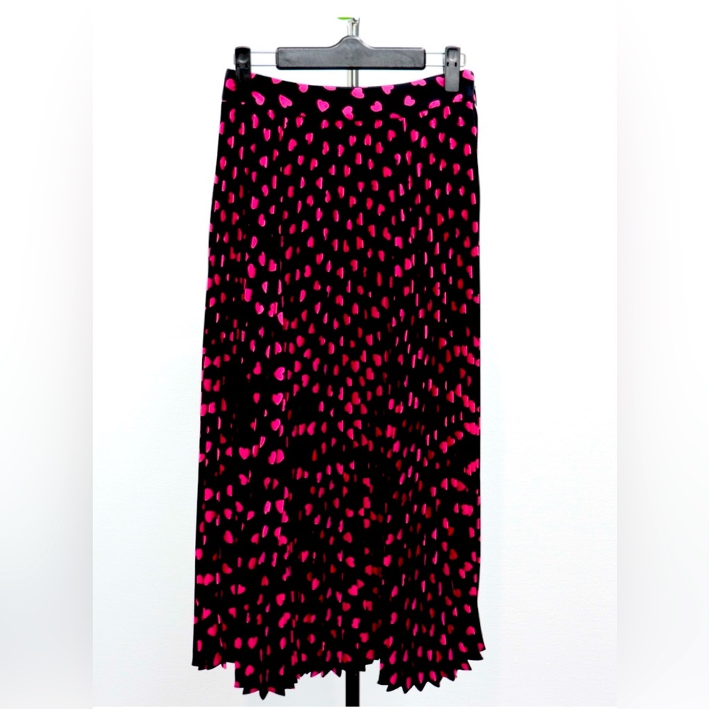 Kate Spade, MIDI Pleated Heart Skirt, Size 4